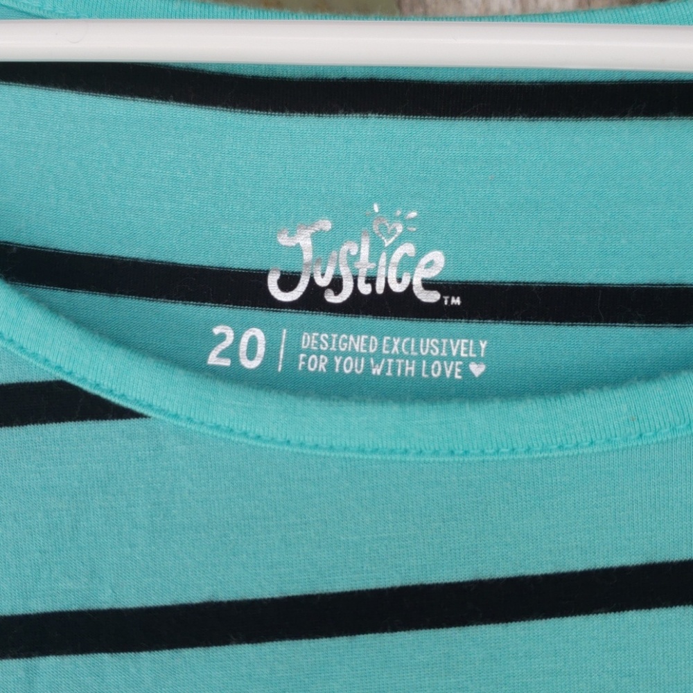Justice shirt sz 20 - Picture 2 of 2